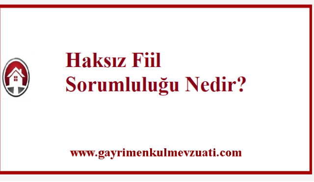 Haksız Fiil Sorumluluğu Nedir? 4 Haksız Fiil Sorumluluğu Nedir?
