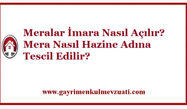 Meralar İmara Nasıl Açılır?